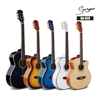 Cheap中国電気半音響ギター