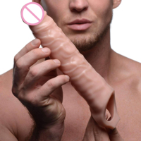 Ensemble de bagues péniennes en TPE moulé monobloc, creuses et réalistes, pour hommes, jouets pour adultes, vente en gros directe usine