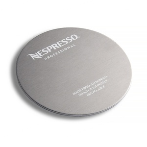 Promotional Gift High Quality Laser Logo Personalized Custom Round Stainless Steel Metal Coffee <b>Coasters</b> - Product Image 6