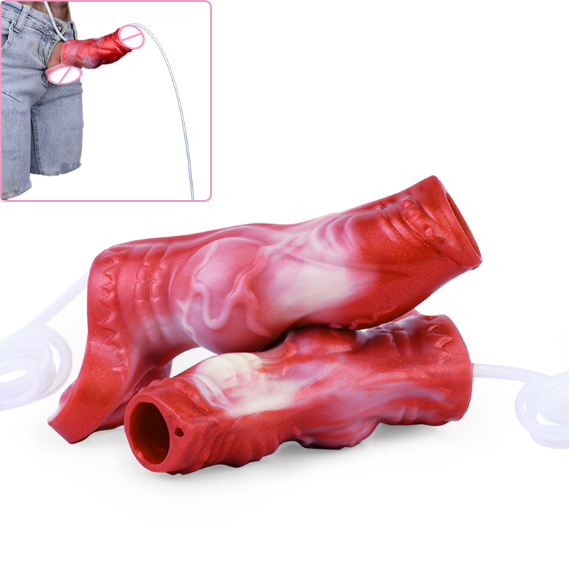NNSX Squirting Dildo Penis Sleeve - Enhance Sexual Pleasure NNSX Squirting Dildo Penis Sleeve - Enhance Sexual Pleasure