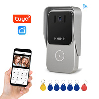 Sonnette vidéo Tuya 1080P 2.0MP avec angle de vue de 150°, interphone intelligent pour la maison, contrôle par application, déverrouillage RFIC, résistant à l'eau