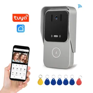 نظام هاتف ذكي لباب الفيديو من نوع 11 P Tuya للمنزل جرس باب Intercom عن بعد بتحكم عن طريق التطبيق RFIC Unlock