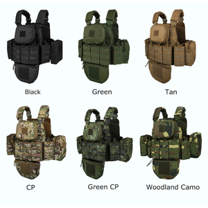 Gilet tactique de sécurité en polyester durable et hydrofuge avec sangle de poitrine - Protection multifonctionnelle - Product Image 6