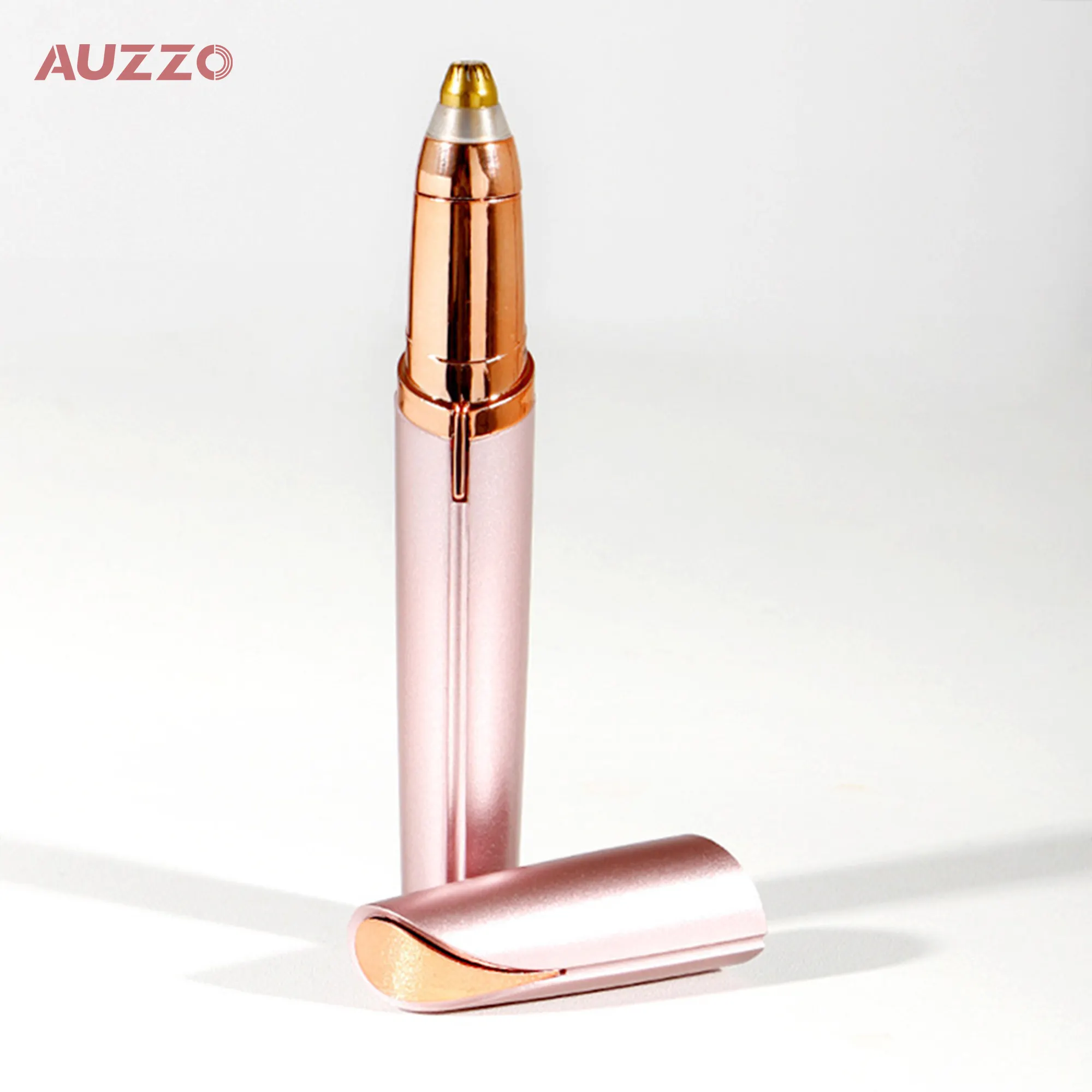 2024 Battery Operated Eyebrow Razor Electric Eyebrow Trimmer Painless Pen Eyebrow With Led Light