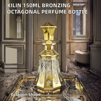 Flacons en verre transparents de 500 ml, flacons à bille pour huile de parfum, vaporisateur vide, finition, commande minimum de 500 pièces