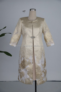 Nouvelle Collection 2024 : Robes de Cérémonie Longueur Genou pour Femmes, Grande Taille, Motif Feuilles, 100% Polyester, Personnalisables pour Événements Religieux - Product Image 5