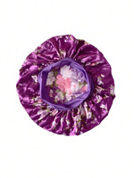 Bonnets en satin extra larges pour dormir, pour adultes, femmes noires, cheveux tressés, cheveux bouclés
