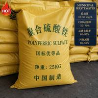 Sulfate polyferrique PFS en vrac, vente en gros, produit chimique pour le traitement de l'eau, directement de l'usine chinoise