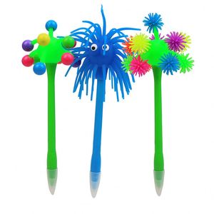 Creative Stationery Decompression Hairball Handwritten Plastic <b>Ballpoint</b> <b>Pen</b> Cute Super Cute Monster <b>Ballpoint</b> <b>Pen</b> - Product Image 1