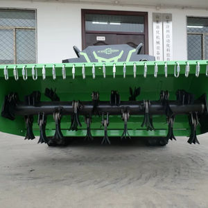 Tondeuse à gazon à chenilles autotractée à essence et diesel, 36 lames en Y, télécommande, tondeuse à fléaux pour <span class=keywords><strong>herbe</strong></span> <span class=keywords><strong>haute</strong></span>, poignée télescopique DIY - Product Image 6