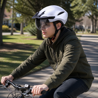 Casque de vélo directement de l'usine, en PC et EPS, avec doublure anti-moustiques et visière détachable, sécurité pour le cyclisme