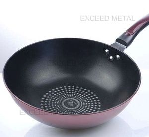 مقلاة غير لاصقة بتصميم مخصص من الألومنيوم مع قاع متداخل - Product Image 4
