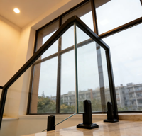 Support de balustrade carré en acier inoxydable brossé pour montage au sol, sans cadre, pour clôture de piscine, escalier, balcon, terrasse