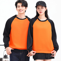 Sweat à col rond unisexe Logo personnalisé Design 100% Polyester Sweat ample Slouchy Style Polo Uniforme Chemise