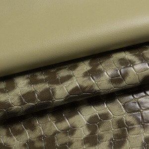 <span class=keywords><strong>Pelle</strong></span> Sintetica con Motivi Leopardati Effetto Lucertola 1,2 mm Semi-PU Stampata Materiale Artificiale per Portafogli e Borse - Product Image 5