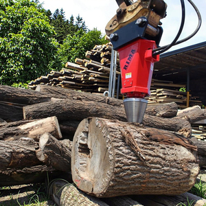 Fendeuse de bûches à cône pour excavatrice, pour la découpe de bois de chauffage et de bois de préparation, pour processeur de bois - Product Image 1