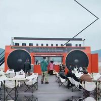 Vente directe du fabricant, cuisine extérieure en acier inoxydable, cuisine extérieure de haute qualité avec barbecue