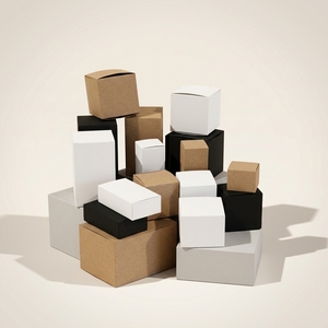 Coffret Cadeau Minimaliste en Carton Kraft pour Boutiques <span class=keywords><strong>de</strong></span> Luxe et Présentation Professionnelle <span class=keywords><strong>de</strong></span> Marques - Product Image 3