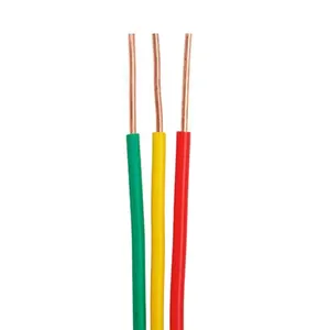 Prix pas cher 1mm 1.5mm 2.5mm 4mm 6mm 10mm 300/500V fils électriques en cuivre multiconducteurs câbles câble électrique prix du fil