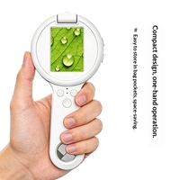 Kaca Pembesar Elektronik Pintar Baru V5 Lensa Akrilik Definisi Tinggi 8 Lampu LED Alat Genggam Serbaguna untuk Perbaikan dan Inspeksi Lansia