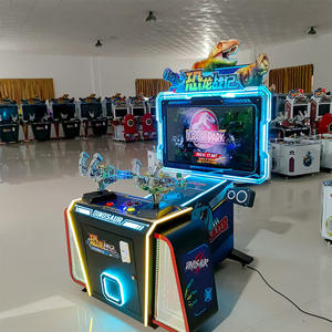 Máquina Arcade de Disparos en el Bosque de Dinosaurios para 2 Jugadores, Suministro de Fábrica, Funciona con Monedas, Batería Recargable, Inglés - Product Image 3