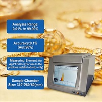 Analizador de Oro XRF con Precisión de PPM~99.99% y 0.1% (Au≥96%), Analizador de Metales XRF de Alta Velocidad para Reciclaje de Chatarra