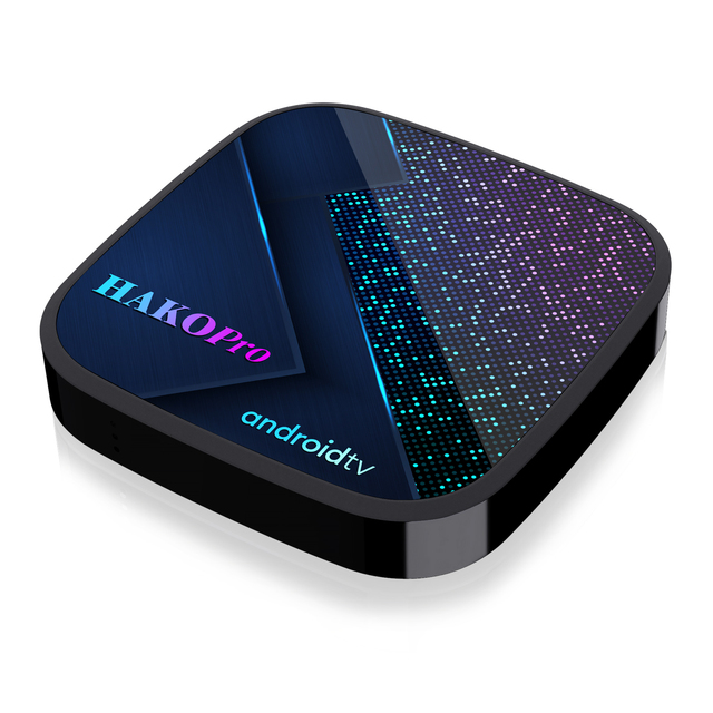Newest 4K HD Android 11 Smart TV Box Quad Core Set Top with Micro SD Video Support Compatible with 5000 Apps