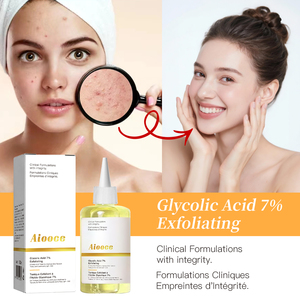 Aiooce Tonique à l'acide glycolique pour l'élimination de l'acné et des comédons, contrôle du sébum, resserre les pores, hydrate et adoucit la peau (Ordinaire) - Product Image 4