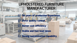 Ý Modular vải to sợi sofa Set phòng khách đồ nội thất cắt Ghế chân không đóng gói OEM/ODM bọc đồ nội thất nhà máy - Product Image 4