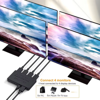 Répartiteur HDMI Xput de haute qualité 1x4, 1 entrée 4 sorties, 4 ports, prend en charge Full HD 1080P 3D 4K2K HDMI1.4 pour écran TV