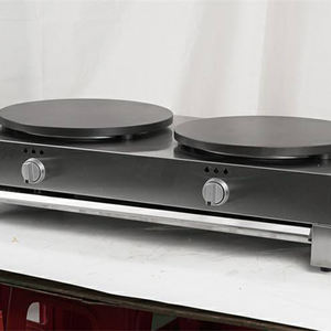 Machine à crêpes commerciale en acier inoxydable de 16 pouces, machine à crêpes au <span class=keywords><strong>gaz</strong></span>, double plaque, machine à crêpes au <span class=keywords><strong>gaz</strong></span> professionnelle - Product Image 2