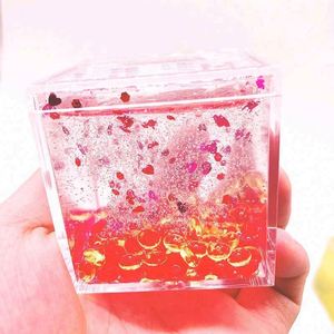 Juguetes DIY Cloud Cube Populares 2019: Plastilina de Cristal Cuadrada de Galaxia Colorida para Labores Creativas - Product Image 6