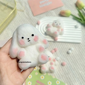 Jouet anti-stress <span class=keywords><strong>en</strong></span> forme de chien aux longues oreilles, simulation réaliste, best-seller viral, pour la libération des tensions, unisexe, pour adultes - Product Image 2