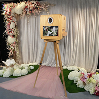 Support d'imprimante portable pour photomaton instantané, impression en libre-service, construction métallique et en bois, garantie de 2 ans - Accessoires de mariage pour