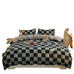 Factory Wholesale Modern Vintage 200TC Eco-Friendly Woven Breathable 4-Piece Customizable Cartoon Baby Crib Comforter Set - Product Image 1