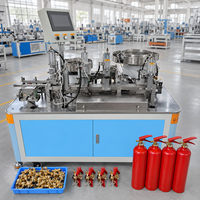 Machine automatique d'assemblage de vannes d'extincteurs avec alimentation par servo pour joints toriques, serrage et contrôle par écran tactile