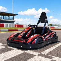 Go Kart Eléctrico para Niños, Velocidad Segura de 35 km/h, Freno Electrónico, Motor de Alto Torque de 700 W, Carga de 80 kg, Entretenimiento al Aire Libre en el Patio Trasero