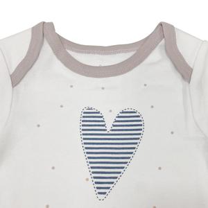 Muestra Disponible: Pijama de Verano con Diseño de Botones a Presión, Body de Algodón Orgánico para Bebés Niñas - Product Image 6