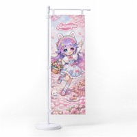 Drapeaux miniatures personnalisés de dessins animés d'anime |   Mini drapeau de bureau Nobori Racer pour la décoration de bureau