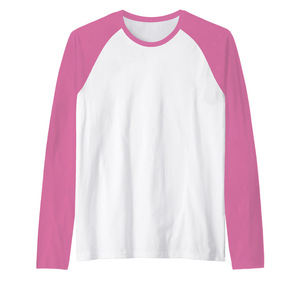 Sublimations-Blanko Damen Erwachsenen Polyester O-Ausschnitt Langarm T-Shirts Oberteile Locker Lässige Kleidung Anpassbares Bild Logo - Product Image 3