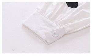 Vêtements pour enfants de la marque Distributor Maxi White School Turkey Shirts Factories et leggings à ceinture pour filles Guangzhou - Product Image 6