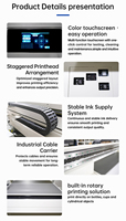 UV1413 Printer Inkjet UV Flatbed Otomatis Presisi Tinggi Terbaru Versijet Sistem Kontrol Hoson Layar Sentuh Kamera Visual UV