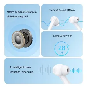 หูฟังไร้สาย <span class=keywords><strong>OPPO</strong></span> ของแท้หูฟังไร้สาย <span class=keywords><strong>OPPO</strong></span> Air2i enco ใส่ในหู Ai ลดเสียงรบกวนเล่นเกมฟังเพลงได้จริง - Product Image 3