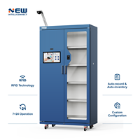 Armoire de gestion intelligente avec porte en verre, RFID UHF, inventaire, serrure électronique, casier à clés intelligent, entretien d'usine, armoire à outils RFID