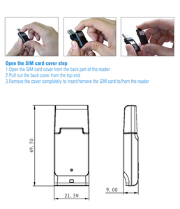 Tarjeta de memoria <span class=keywords><strong>universal</strong></span> SIM Lector de tarjetas inteligentes USB para admitir tarjetas con <span class=keywords><strong>chip</strong></span> de oficinas de correos de bancos - Product Image 4