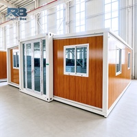 Maison mobile de luxe modulaire et extensible en conteneur, préfabriquée et pliable, 2, 3 ou 4 chambres, 20ft 40ft, pour bureau, hôtel ou Tiny House