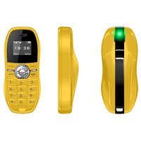 Teléfono Móvil Pequeño de Lujo X18, Marcador BT, Mini Llavero de Coche de 0.66'', Baja Radiación, GSM Desbloqueado, Doble SIM, Vibración, Teléfono Celular para Estudiantes