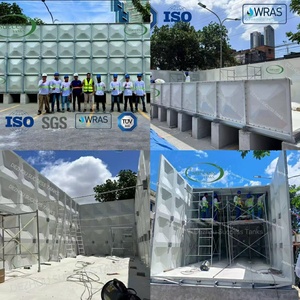 <span class=keywords><strong>Réservoir</strong></span> d'eau en fibre de verre sectionnel GRP, <span class=keywords><strong>réservoir</strong></span> d'eau rectangulaire en fibre de verre pour l'eau potable, la lutte contre les incendies, durée de vie de 40 ans - Product Image 6