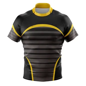 Full Sublimation Wholesale Professional Custom Design Short Sleeves Rugby Polo