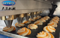 Machine à biscuits incrustants Machine à biscuits Machine automatique à confitures farcies aux pépites de chocolat Machine à biscuits pour usine alimentaire
